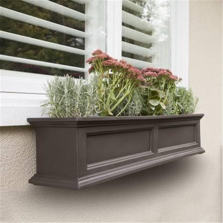 LAWNITATOR 4 ft. Fairfield Window Box - Espresso LA2621811